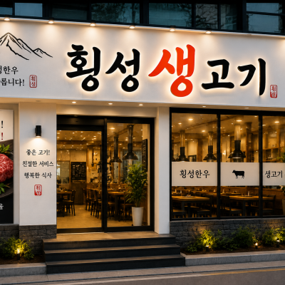 횡성 고기집