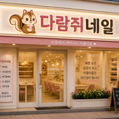 다람쥐네일